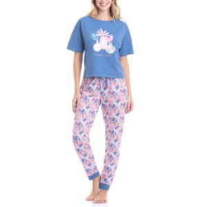 Pijama Mujer Lady Genny J-793 Cotton Estampado